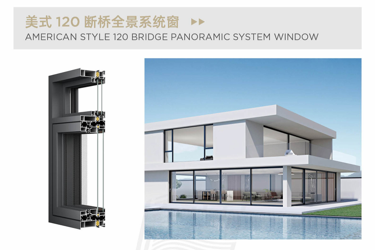 Casement Window\Tilt and Turn Window\Awning Window\Bridge Break System Window\​​Double internal opening\aluminum windows